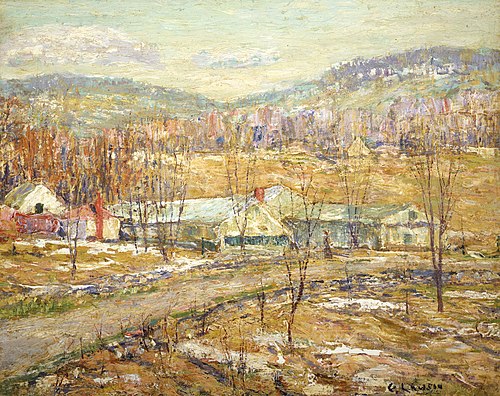 End of Winter, 1912, Ernest Lawson