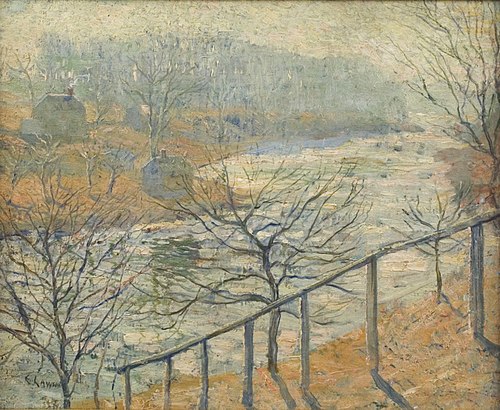 River, 1913, Ernest Lawson