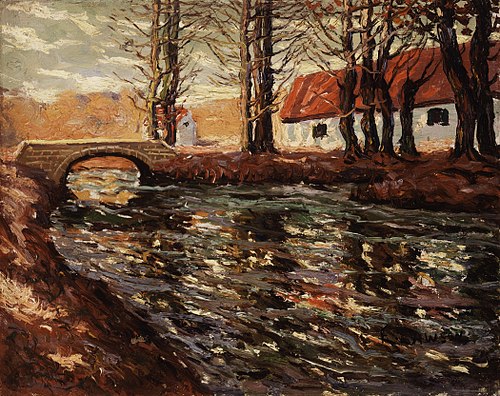 River Landscape, 1950, Ernest Lawson