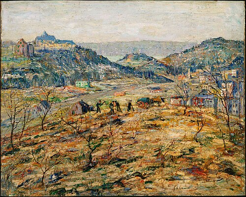 City Suburbs, 1914, Ernest Lawson