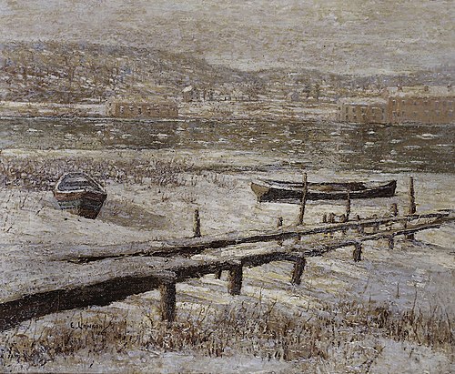 Winter on the River, 1907, Ernest Lawson