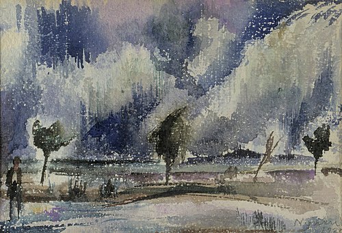 Sininen taivas, 1920, Calle Wargh