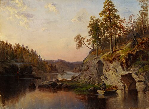 Landskap från Tavastland, , Emma Gylden