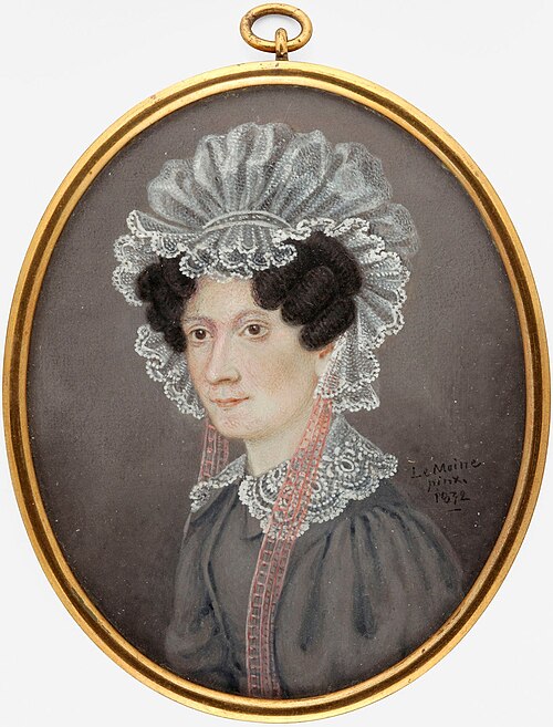 Portrait de femme, 1832, Erik Wilhelm Le Moine