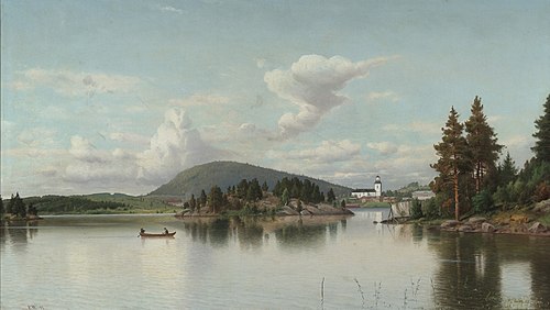 Kuopio Landscape, 1887, Fridolf Weurlander