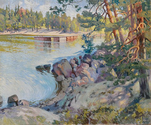 Coastal view, 1919, Helmi Biese