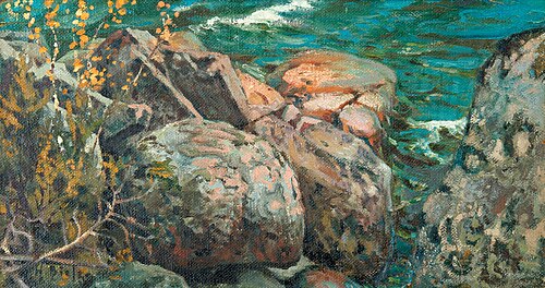 Cliffs by the shore, , Helmi Biese