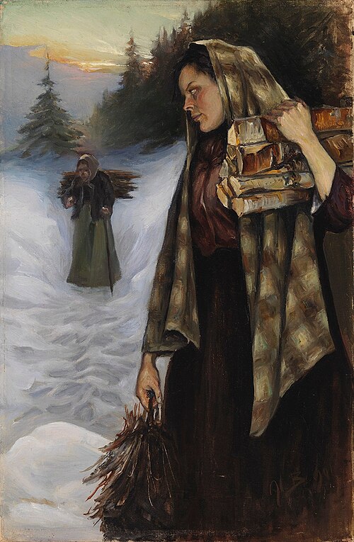 Wood Gatherers, 1901, Helmi Biese