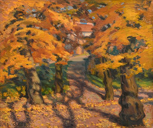 View from Kaivopuisto, 1923, Helmi Biese