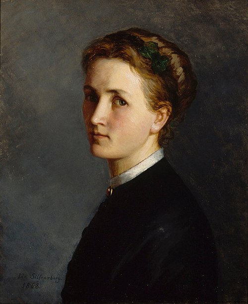 Autoportrait, 1868, Ida Silfverberg