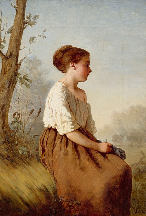 The Shepherdess, 1867, Ida Silfverberg
