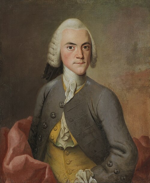 Portrait of Jørgen Wichmand, 1749, Isak Wacklin