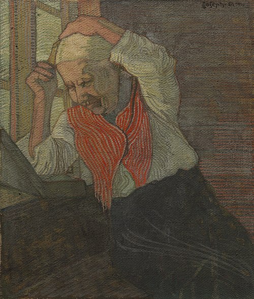 Woman Combing her Hair, , Joseph Alanen