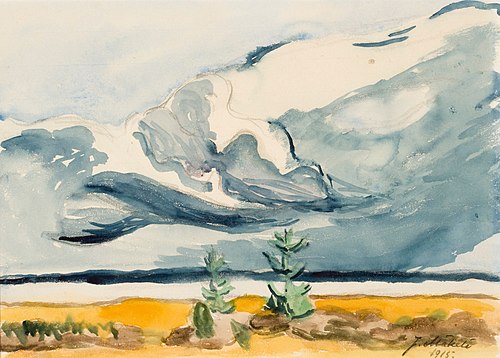 Autumn Clouds, 1915, Juho Mäkelä