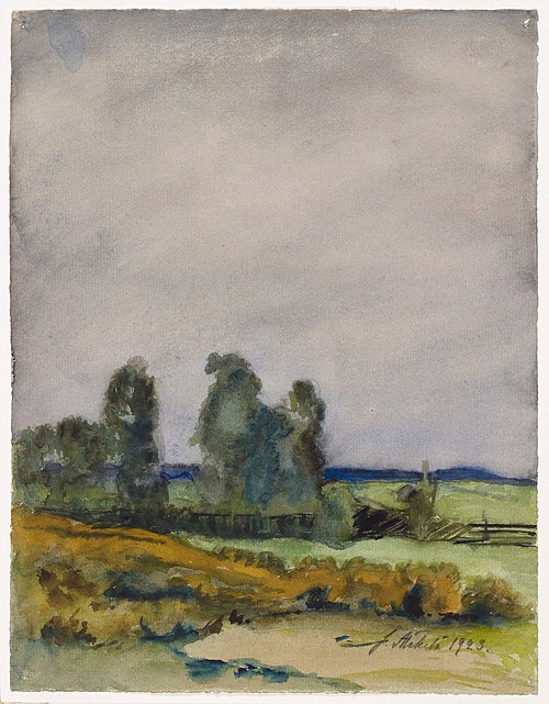 Lowland  Landscape, 1923, Juho Mäkelä