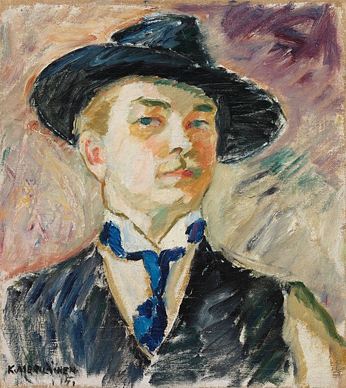 Self-Portrait, 1915, Kosti Meriläinen