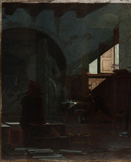 Michelangelo’s dream, 1891, Emanuel Krescenc Liška