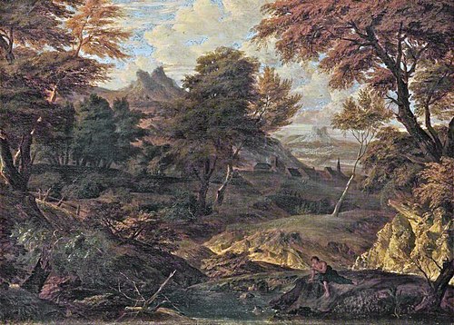 Wooded Landscape, 1705, Adriaen van der Kabel