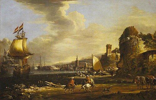 Port de Gênes, 1660, Adriaen van der Kabel