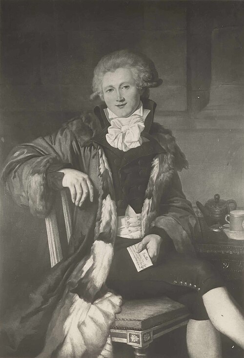 Portrait de Charles-Albert Demoustier, 1785, Marie-Guillemine Benoist