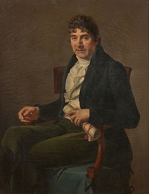 Portrait de Jean-Louis Brousse-Desfaucherets, 1806, Marie-Guillemine Benoist