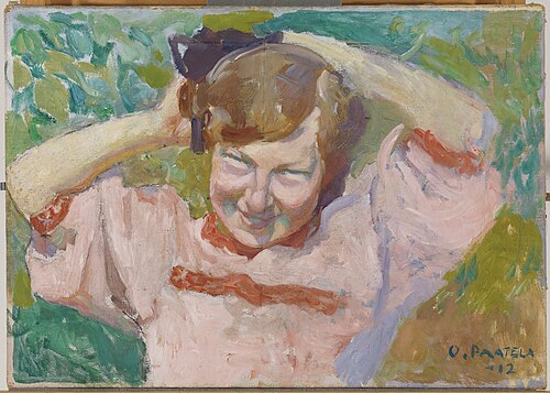 Portrait of a Girl, 1912, Oskari Paatela