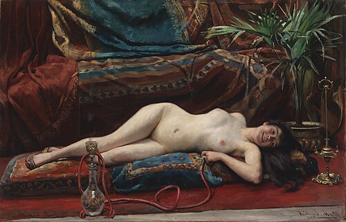 Odalisque, 1883, Richard Hall
