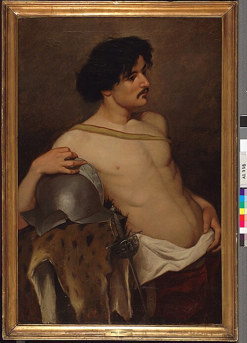 Antonio, akademistudie, 1870, Severin Falkman