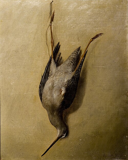 Nature morte (Woodcock), 1860, Severin Falkman