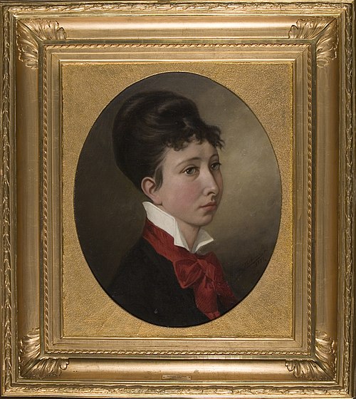 Portrait de femme, 1877, Severin Falkman
