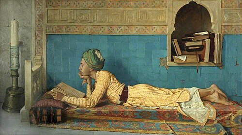 A Young Emir Studying, 1905, Osman Hamdi Bey
