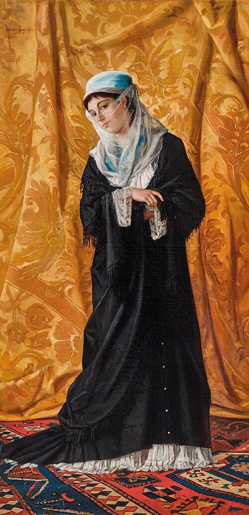 A Lady of Constantinople, 1881, Osman Hamdi Bey