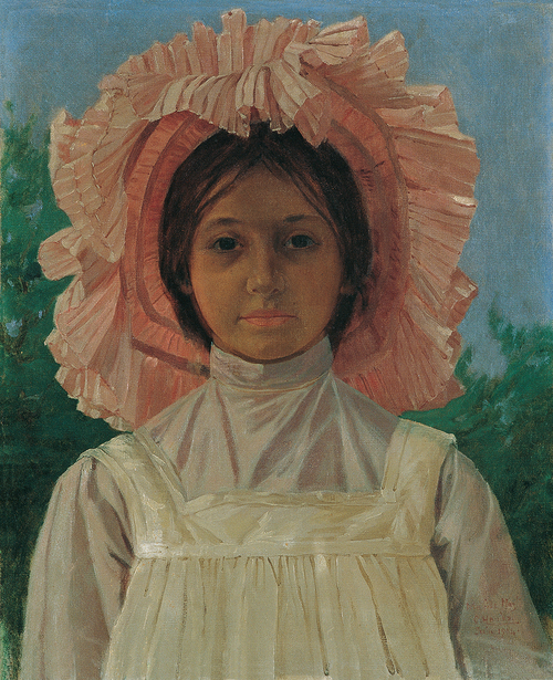 Girl With Pink Cap, 1904, Osman Hamdi Bey