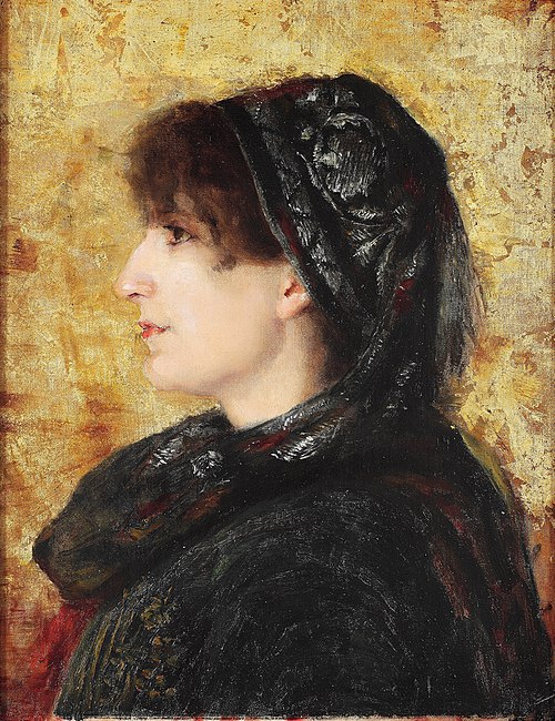 Naile Hanım Portresi / Portrait of Naile Hanım, 1910, Osman Hamdi Bey
