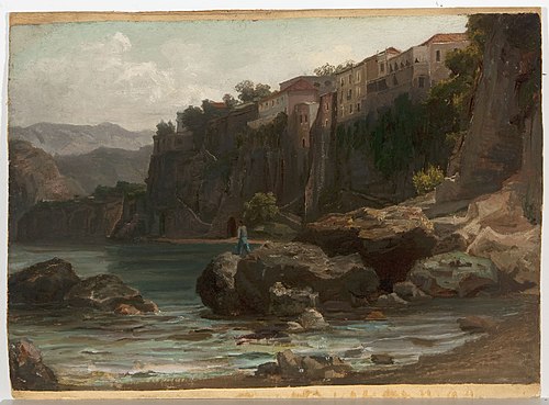 River Landscape, 1800, Victoria Åberg