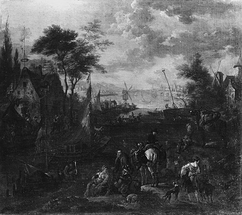 Flusslandschaft, 1674, Pieter van Bredael