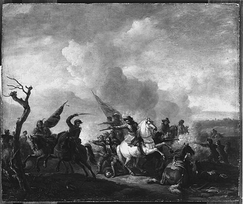 Reiterscharmützel, 1716, Jan Frans van Bredael
