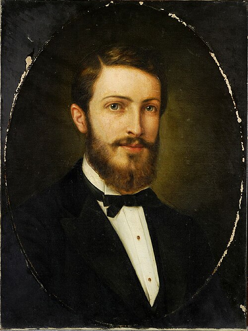 Portrait du baron Édouard Douëzy d'Ollendon, 1880, Caroline Douëzy d'Ollendon