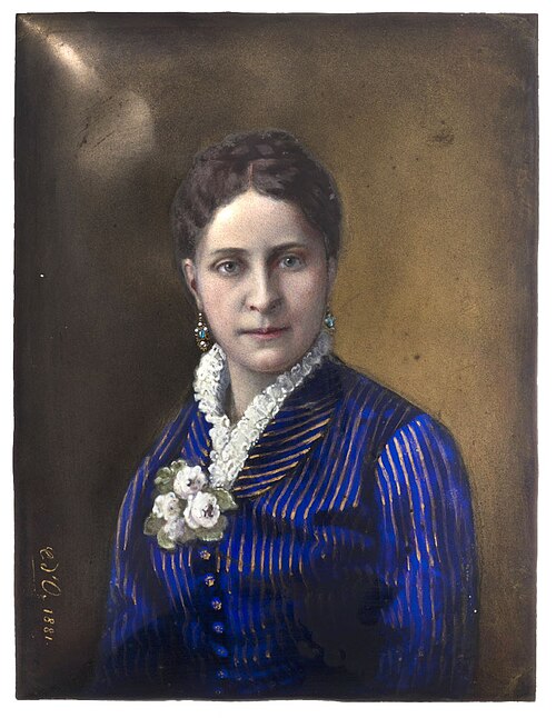 Autoportrait, 1881, Caroline Douëzy d'Ollendon