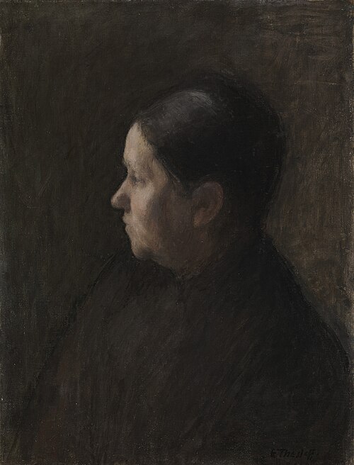 Portrait of the Artist’s Mother, 1896, Ellen Thesleff