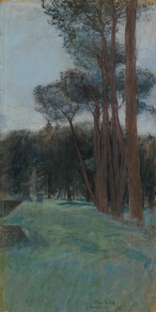 Umbrella Pines, Villa Borghese, 1898, Ellen Thesleff