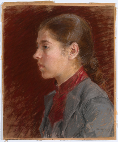 The Artist's Sister Gerda Thesleff, 1889, Ellen Thesleff