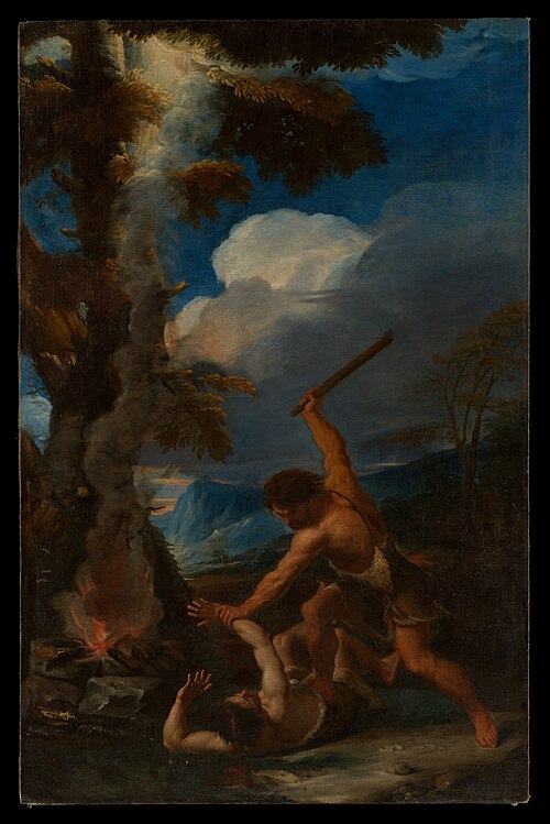 Cain Slaying Abel, 1651, Pier Francesco Mola