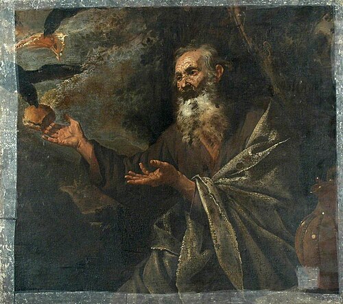 Elijah Fed by the Ravens, , Pier Francesco Mola