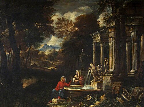 Christ and the Woman of Samaria, , Pier Francesco Mola