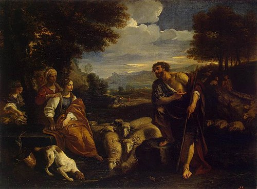 Jacob Meeting Rachel, 1659, Pier Francesco Mola