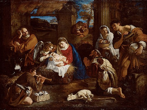 Adoration of the Shepherds, 1641, Pier Francesco Mola