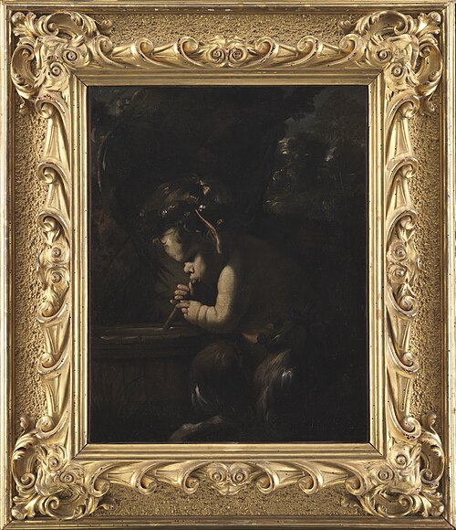 Young Satyr Drinking from a Wine Cask, , Pier Francesco Mola