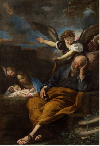 Saint Joseph's Dream, 1650, Pier Francesco Mola