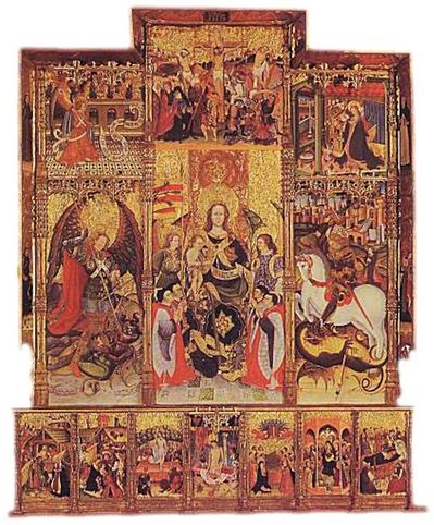 Retablo de la Virgen de los Ediles, 1452, Jaume Ferrer II